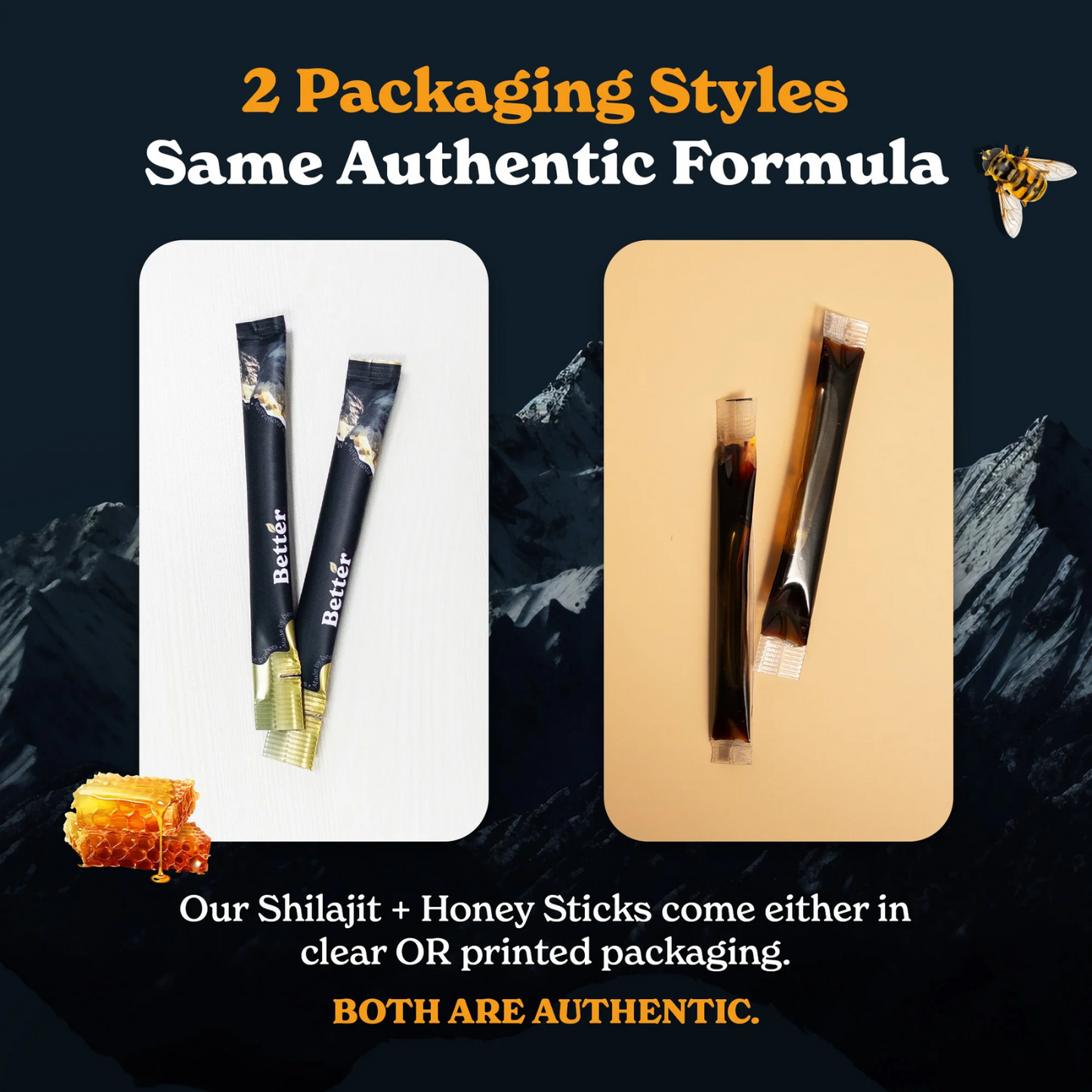 GOLD+ Shilajit Honey Sticks