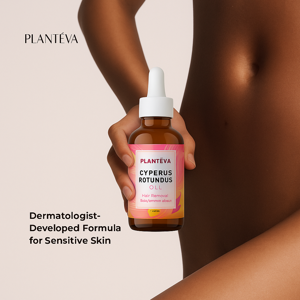 PLANTEVA™ –  Cyperus Rotundus Oil – Hair Reduction Oil