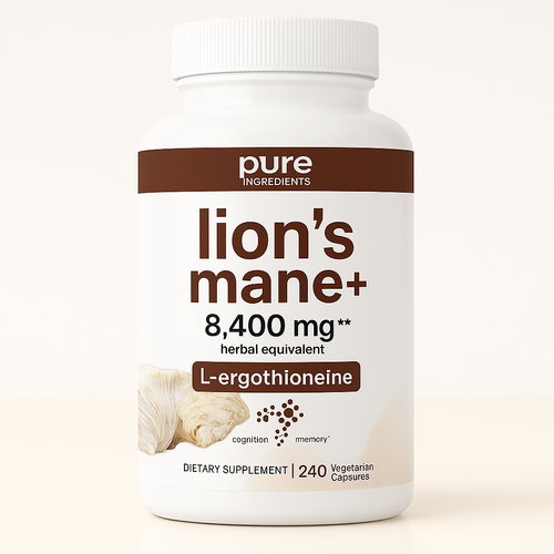 Lions Mane with L-Ergothioneine  8,400 mg